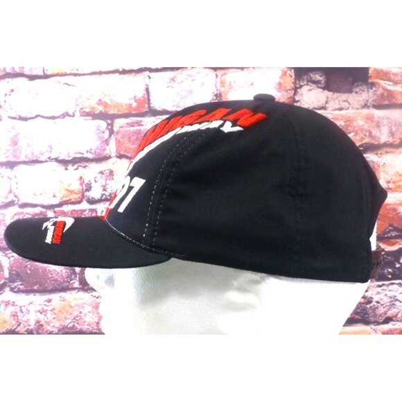 American Needle Michigan Speedway 97 Hat Black Red Adjustable Baseball Cap - Picture 4 of 9